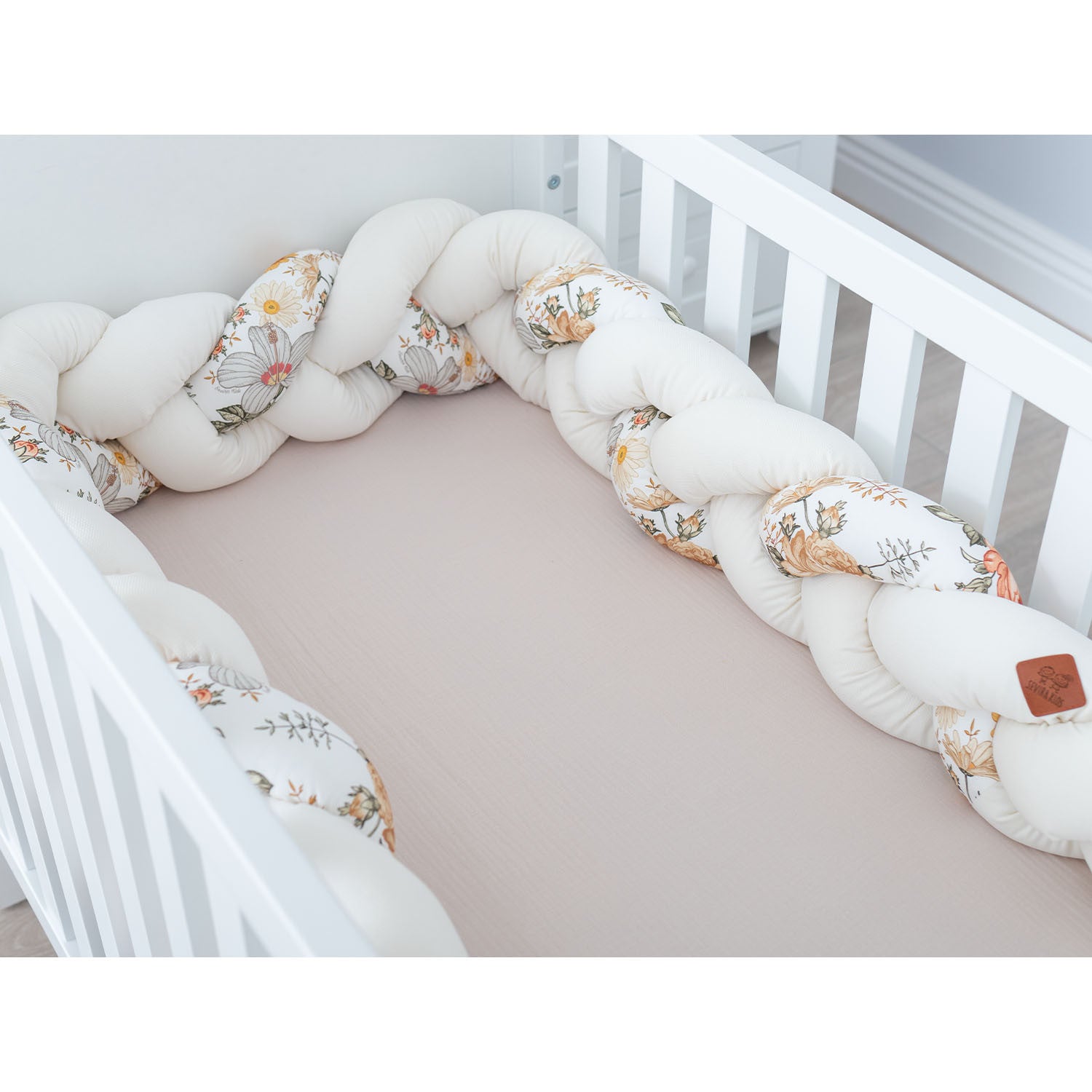 Drap housse uni en gaze de coton - 6