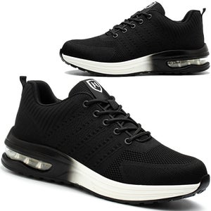 Scarpe Antinfortunistiche Uomo E Donna – Leggere, Traspiranti, Punta In Plastica, Suola Antiscivolo EVA+TPR+Kevlar, 100 J