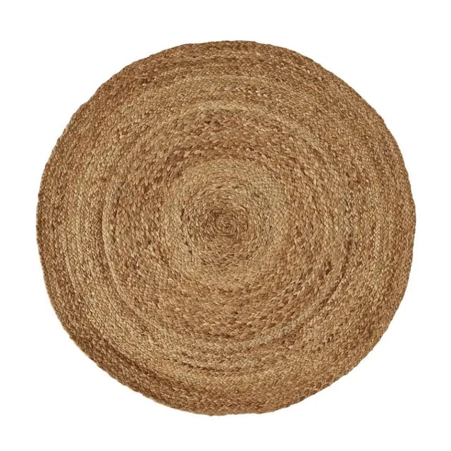 Alfombra Redonda de Yute Natural 100 cm | La Loja de Ana