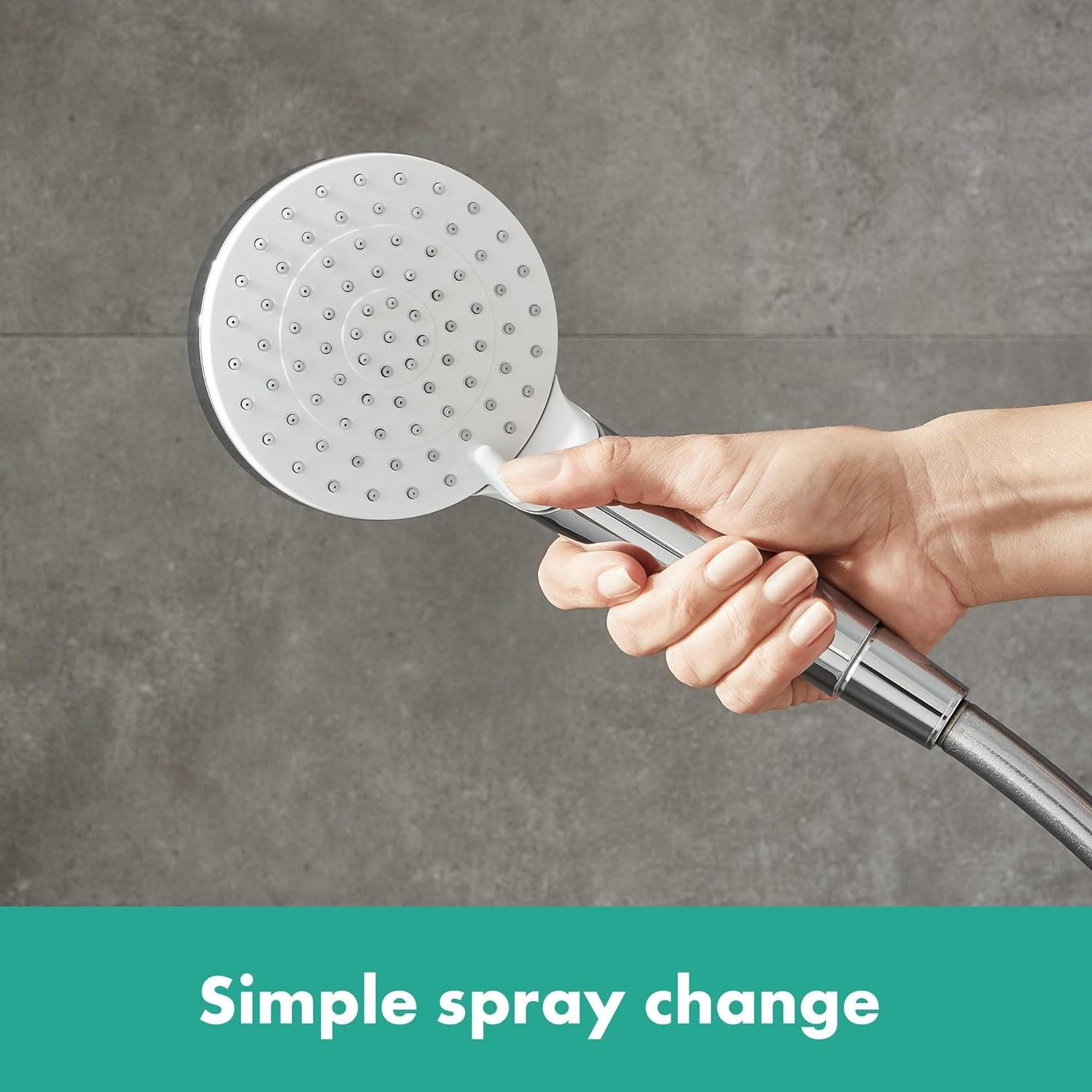 HANSGROHE Crometta S 240 EcoSmart columna de ducha termostática cromada - 8