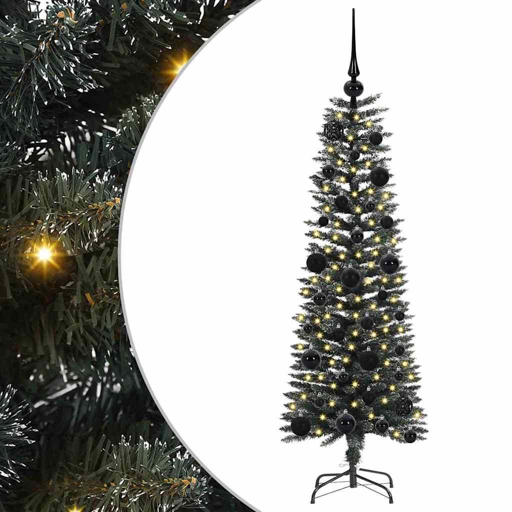 Sztuczna choinka z 150 diodami LED Zielony 40.5 x 40.5 x 120 cm