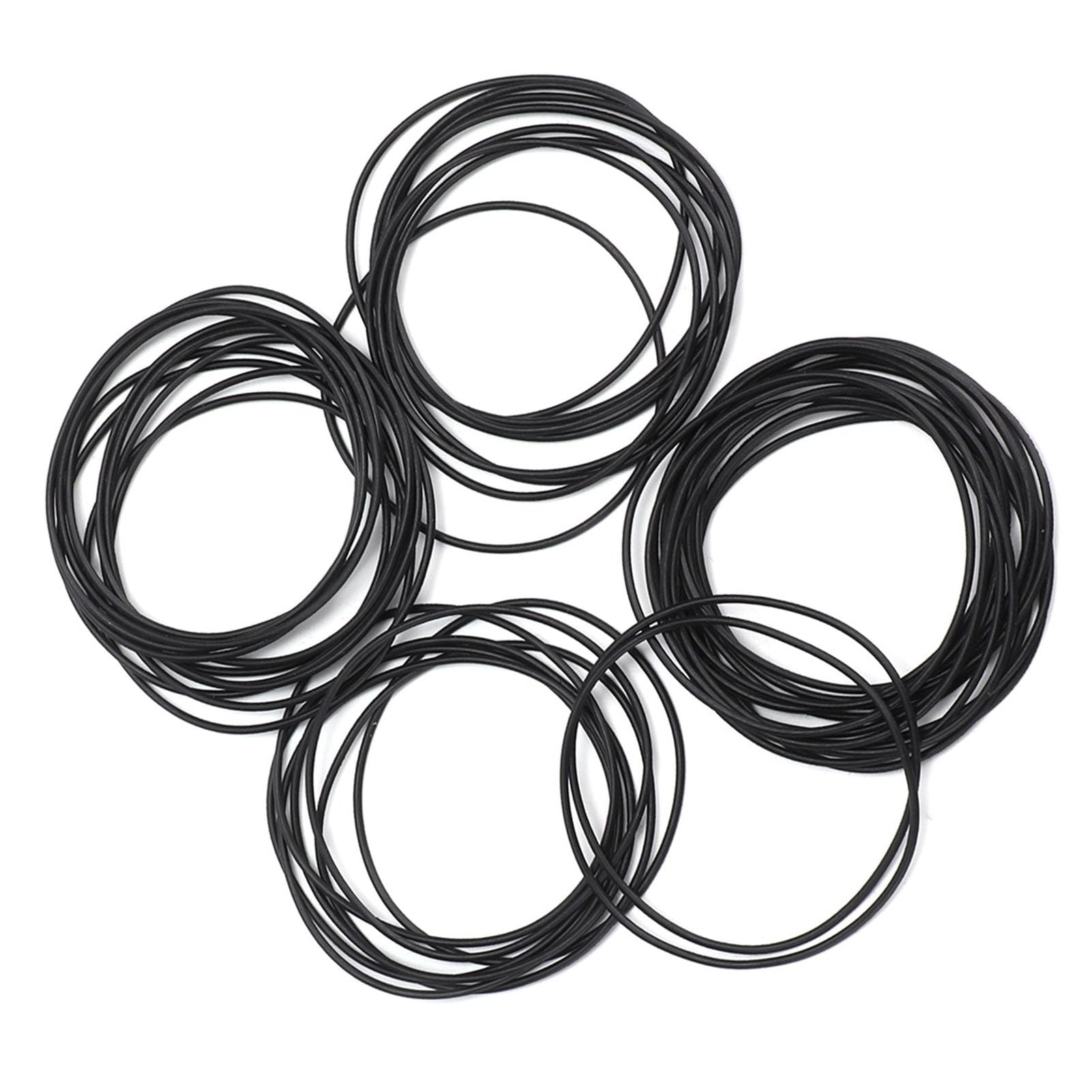 Kit De Joints Toriques Pour Montres - 180 Pièces, 18 Tailles, Caoutchouc Noir, étanchéité Fond De Boîtier, Réparation - 3