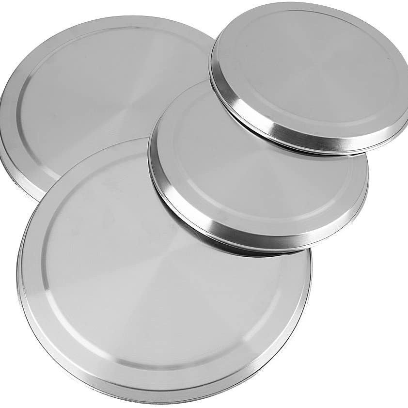 4 cache-plaques en acier inox protège-plaques pour plaques électriques ...