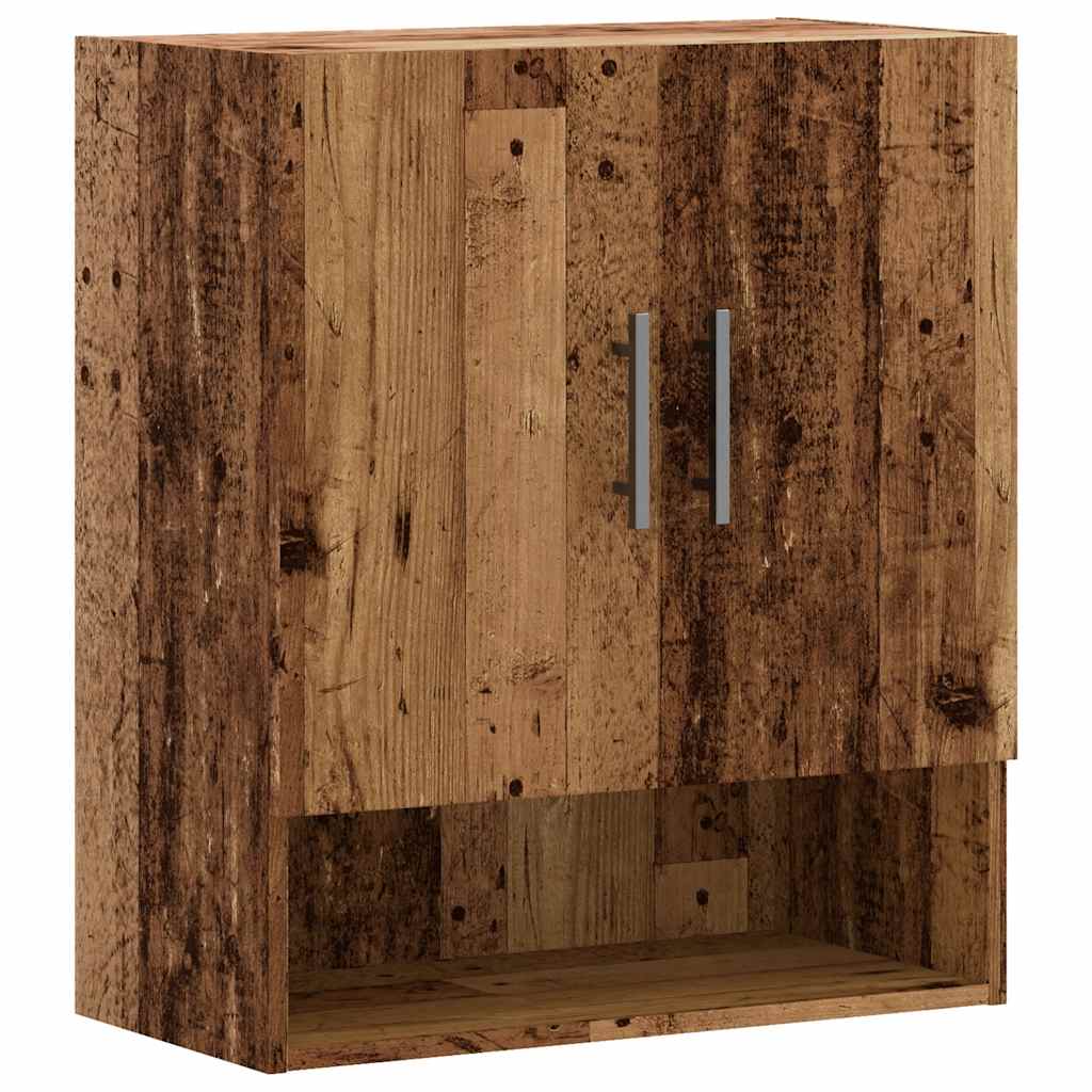 Armario de pared madera de ingeniería madera vieja 60x31x70 cm - 2