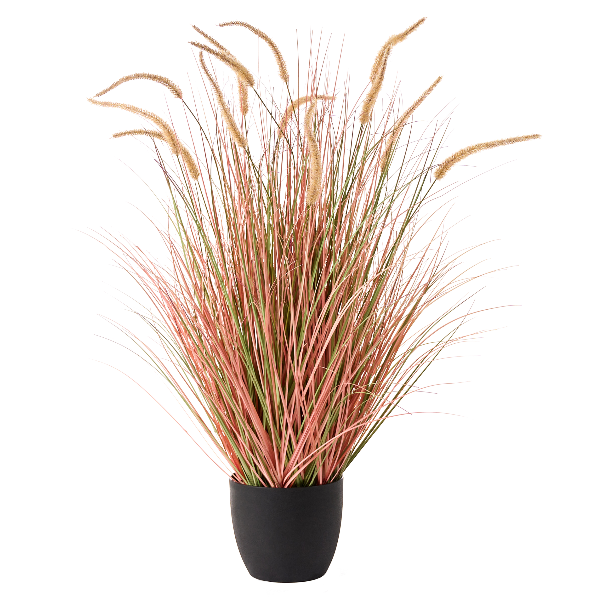 Plantă artificială BRISTLEGRASS 120 cm Portocaliu