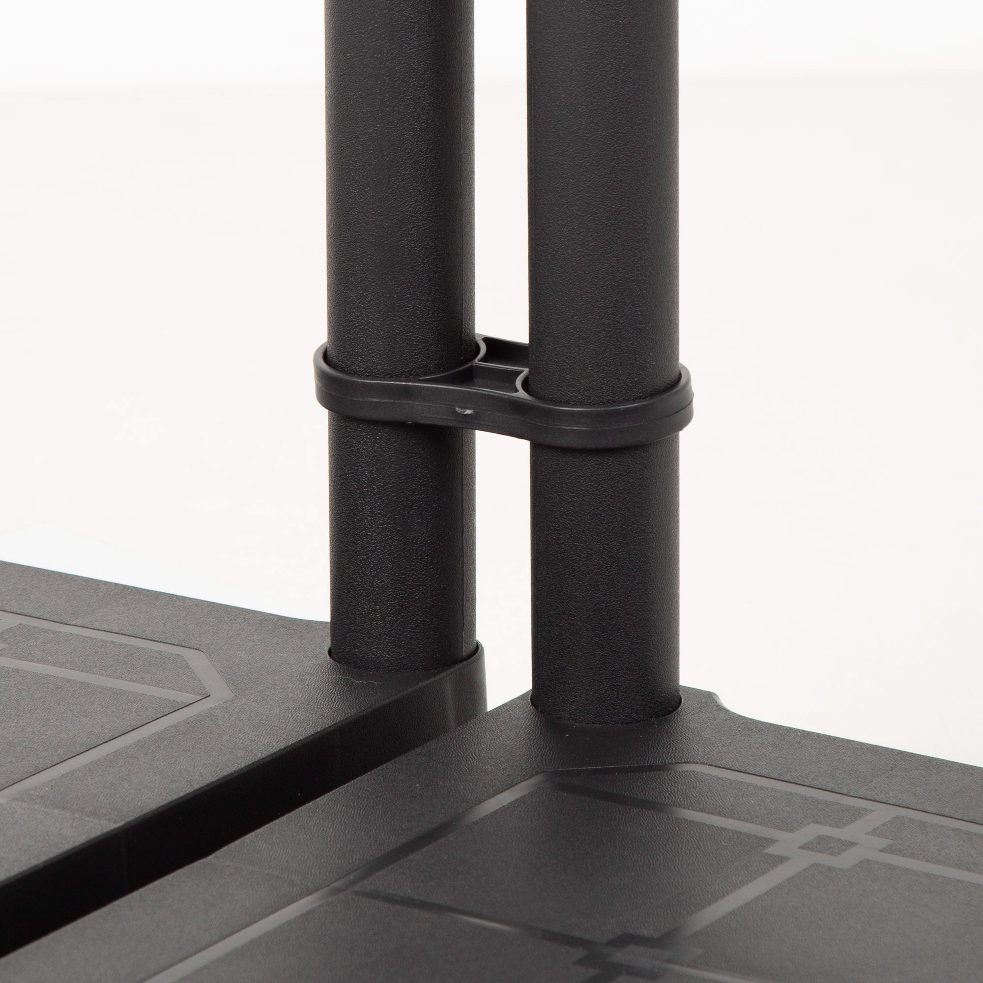 Curver Pack 2 prateleiras de plástico resistente 5 prateleiras 75x32x176 cm - 6