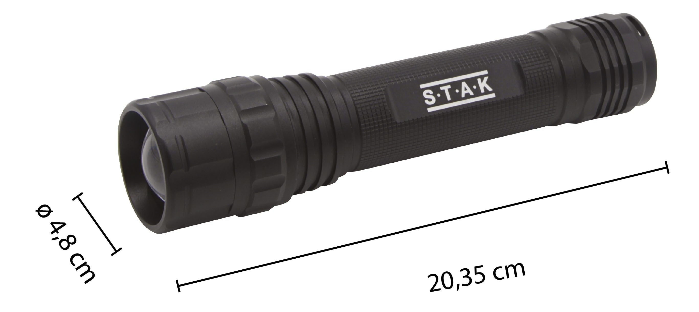 TIGER: torche LED CREE avec zoom (6AA non fournies) 1600 lumen - 3