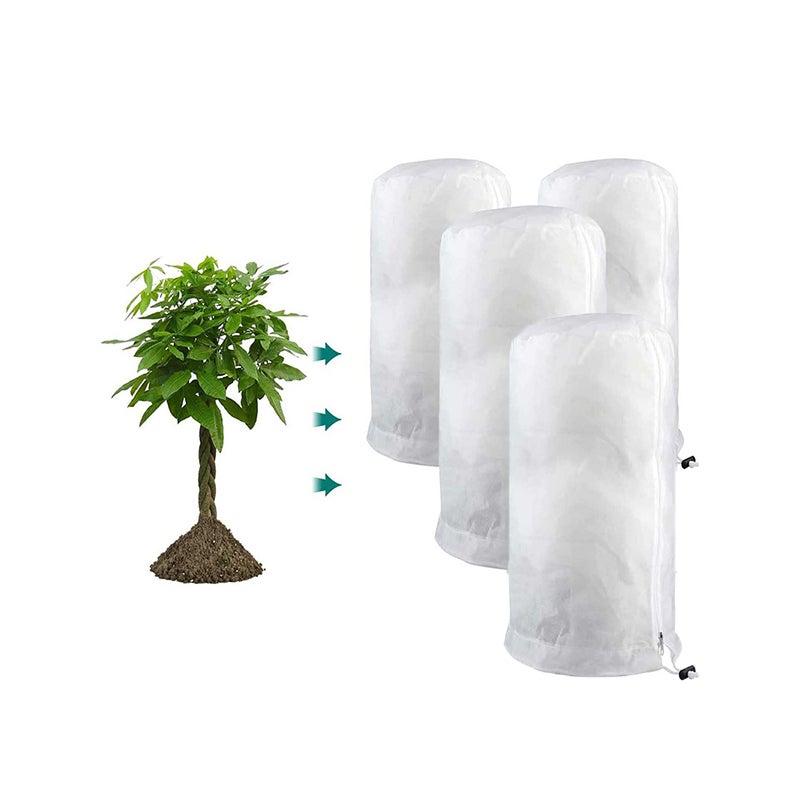 4-częściowy materiał mrozoodporny, osłona mrozoodporna na rośliny, kurtka do roślin ogrodowych, osłona na rośliny, 120 x 180 cm