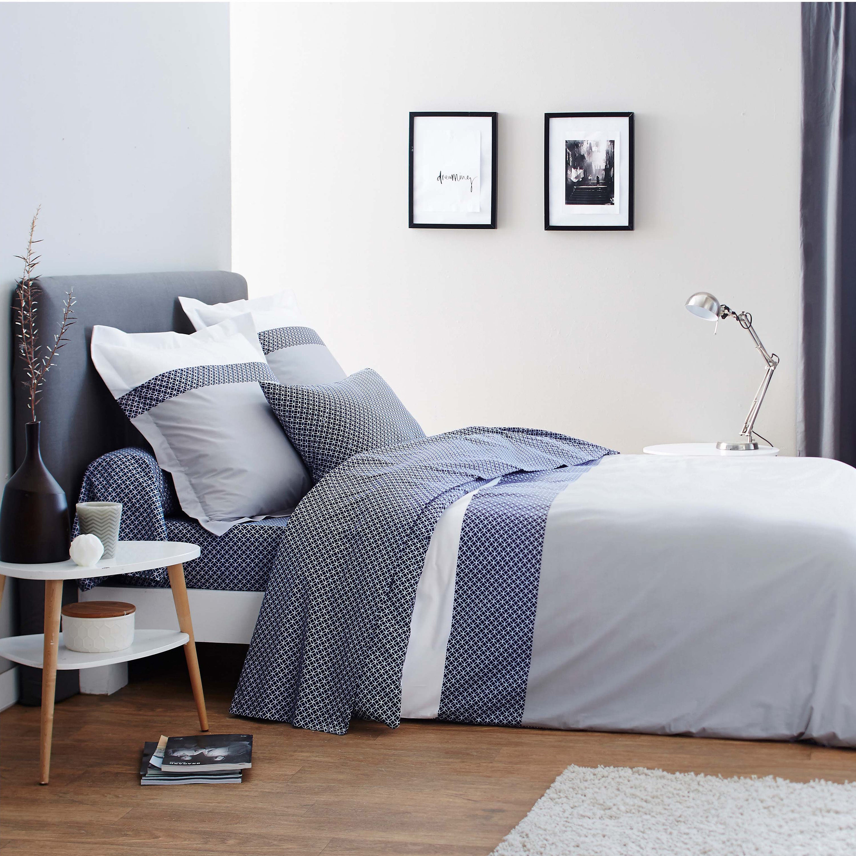 Housse De Couette En Bambou Imprimé Camille - 200x200 Cm - Douce, Certifiée Oeko-Tex - Fabriquée En France - 6