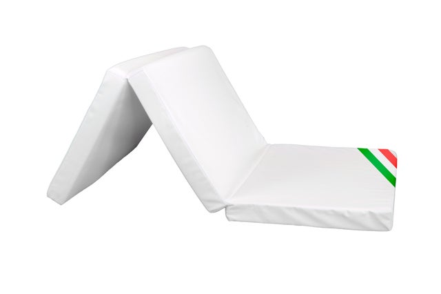 Materasso pieghevole in memory foam, spessore 10 cm, letto per ospiti, per viaggi, campeggio e pavimento, misura singola 120 x 200 cm