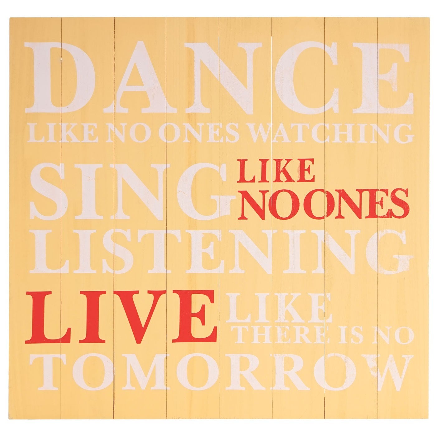 Marco de pared panel decorativo en madera de naranja 60x60 cm dec04057