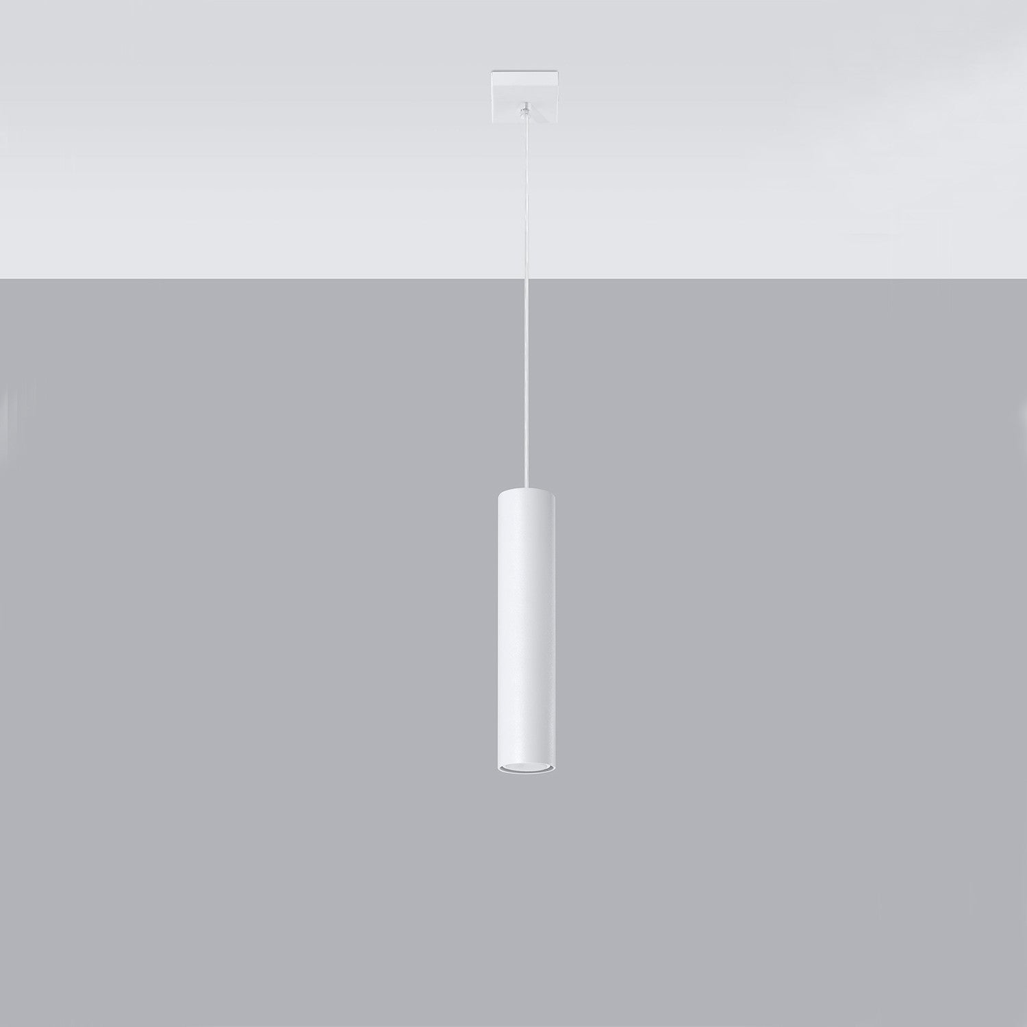 Lampa sufitowa wisząca Lagos biała 1xGU10x40W wym: 85 x 8 x 8 cm metal Sollux Lighting