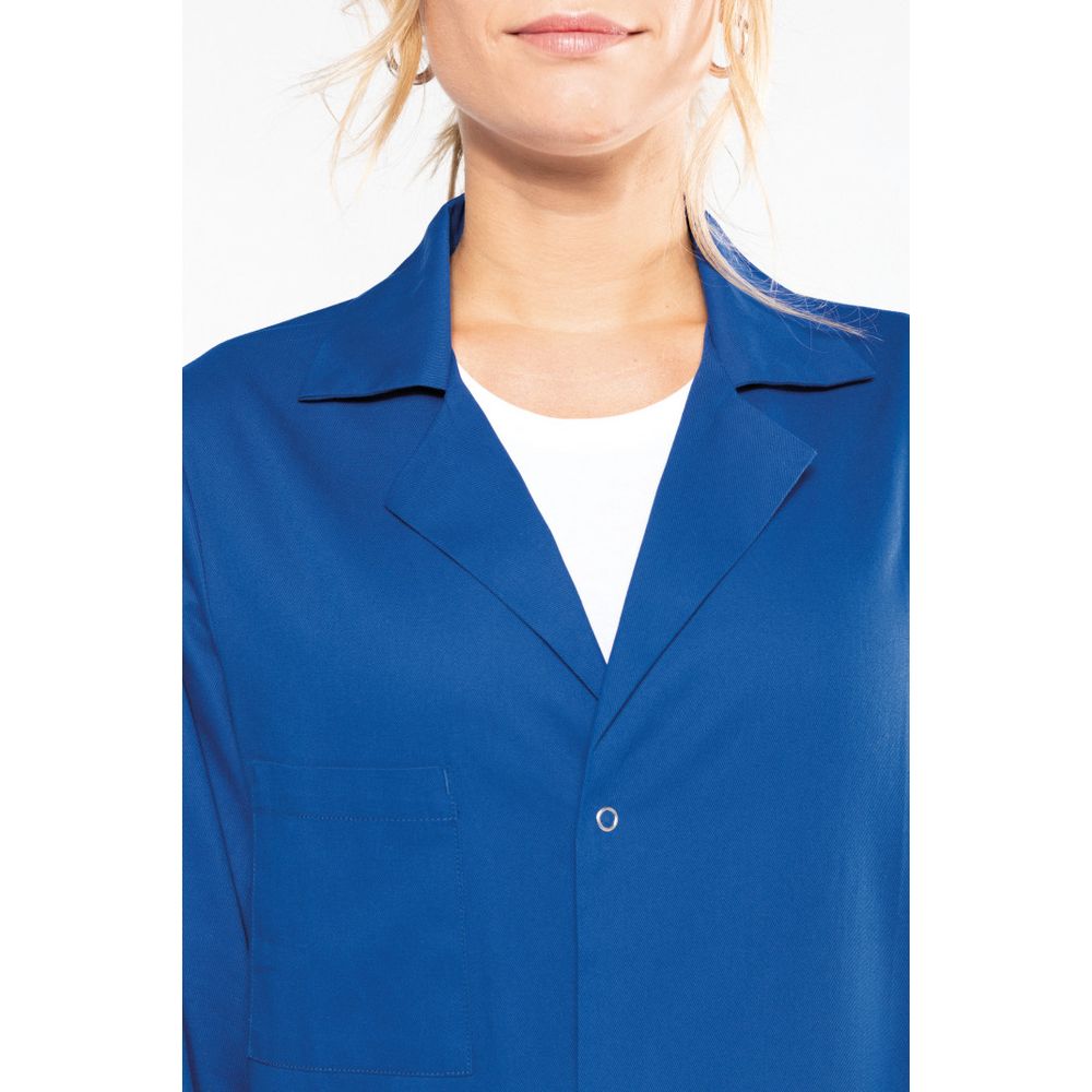 Blouse de travail unisexe WK. Designed To Work Bleu Royal XS - 5