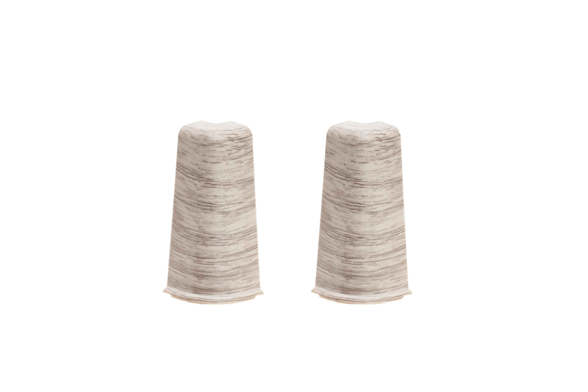 Narożnik zewnętrzny+RAK do listwy przypodłogowej Cezar60 20x60mm 1kpl=2szt(NZ+RAK) Cezar Dąb Camas Mat