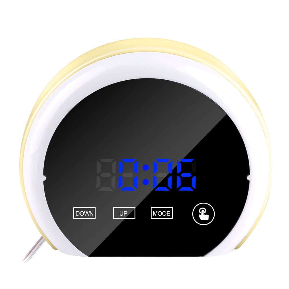 Réveil numérique à projection de chambre à coucher, radio-réveil