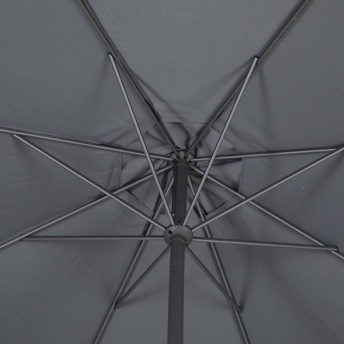 Parasol droit rond Loompa Ardoise - Hespéride - 5