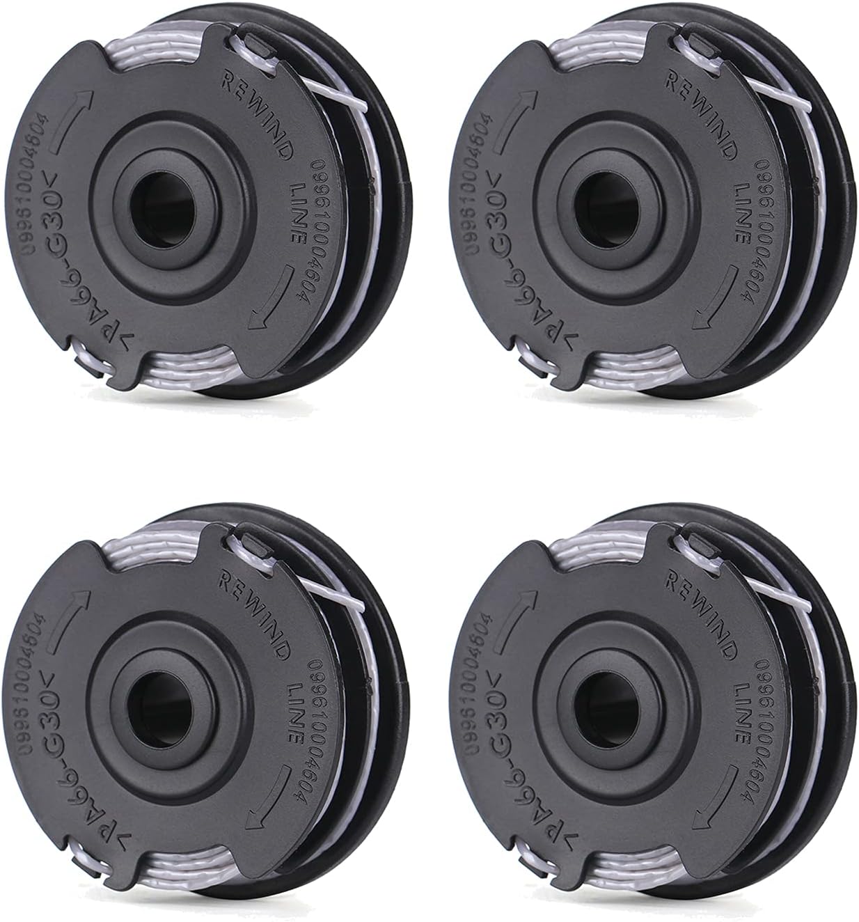 Poweka Strimmer Spool Line - 4 Pack - 1.6mm 6m - Compatible With Bosch ART 24, 27, 30, 30-36 Trimmers