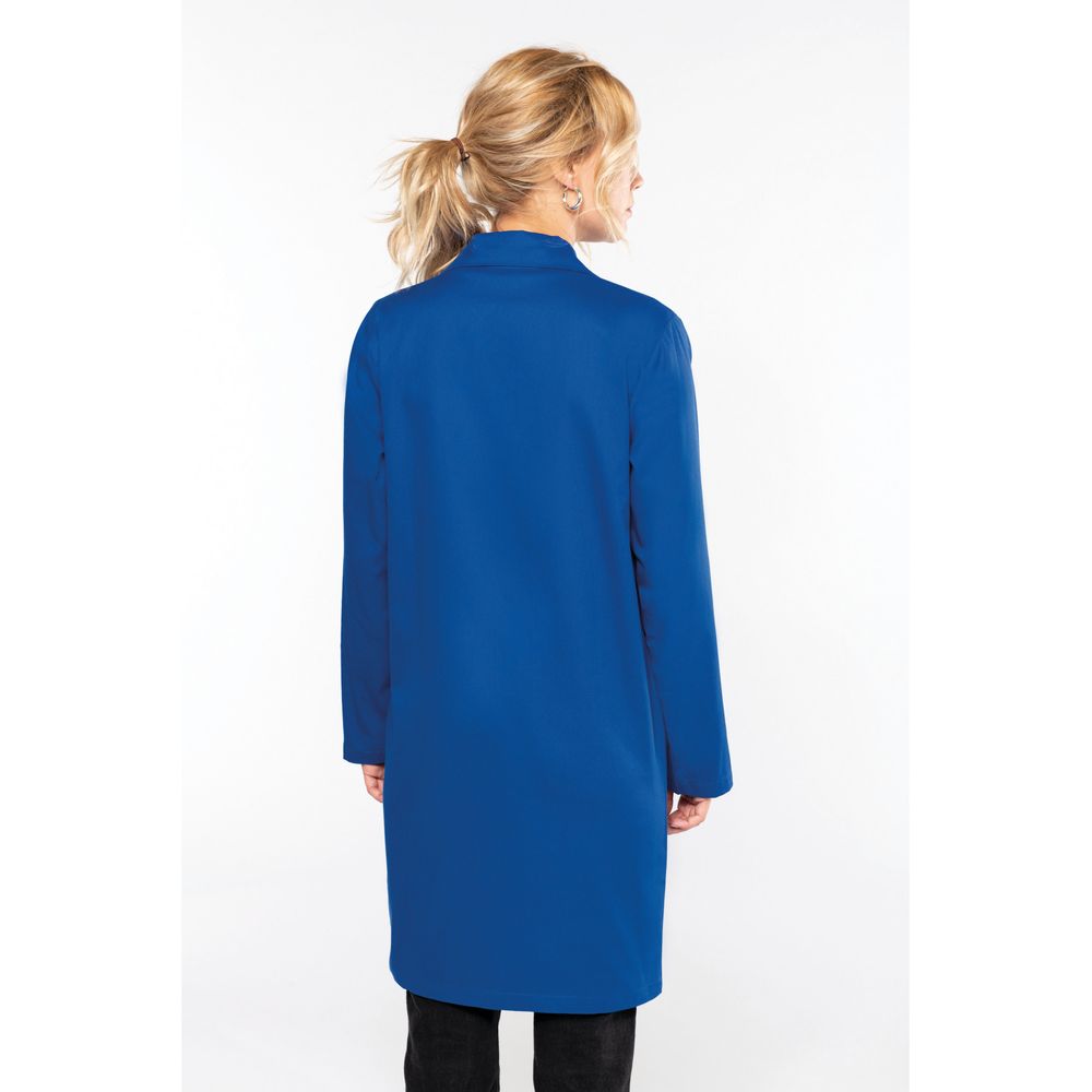 Blouse de travail unisexe WK. Designed To Work Bleu Royal XS - 4