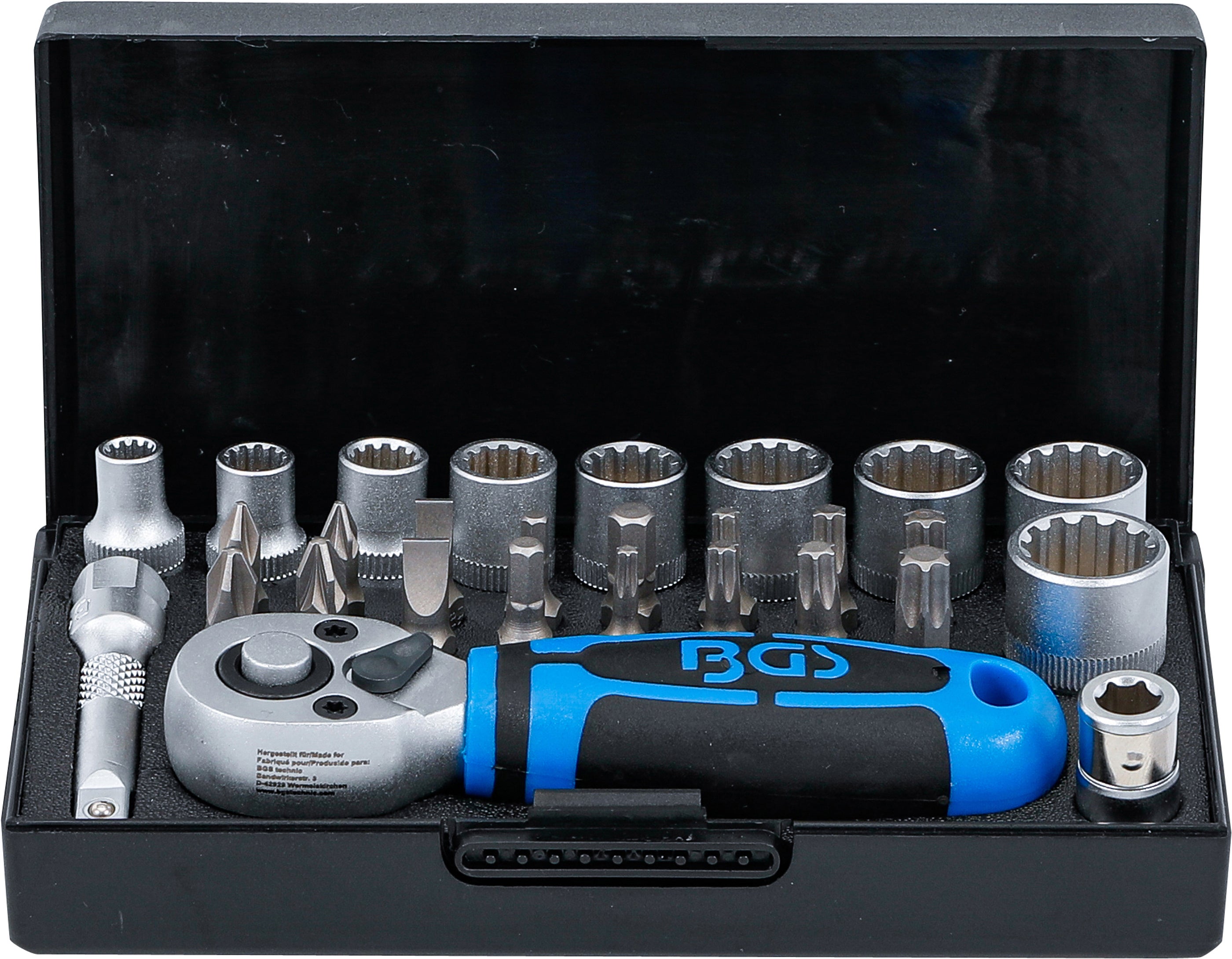 Bgs Technic Pro+ - Set Di Bussole, 28 Pezzi, 1/4"