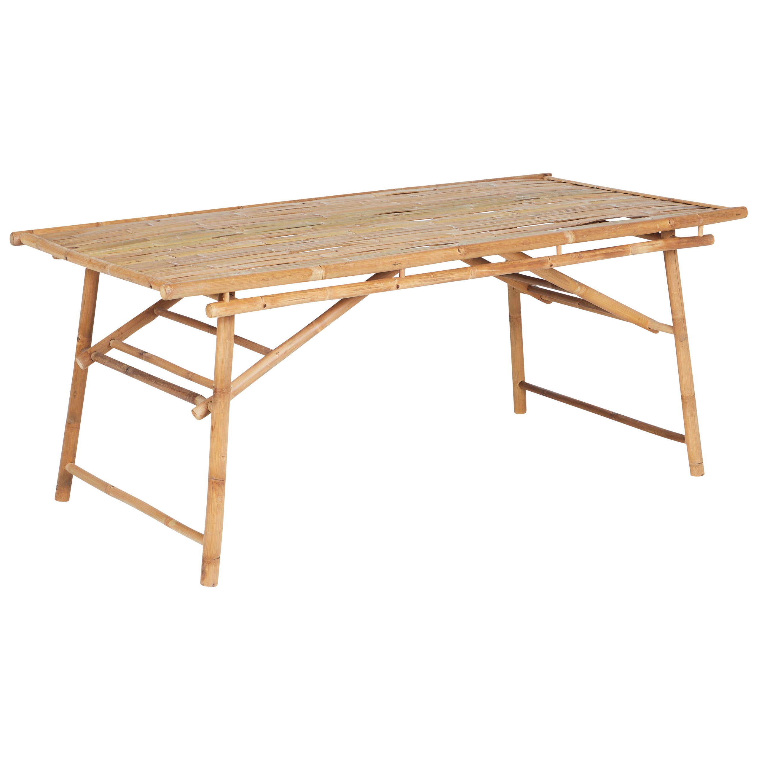 Tavolo da pranzo da giardino TINDARI 180 cm 90 cm Legno di bambù