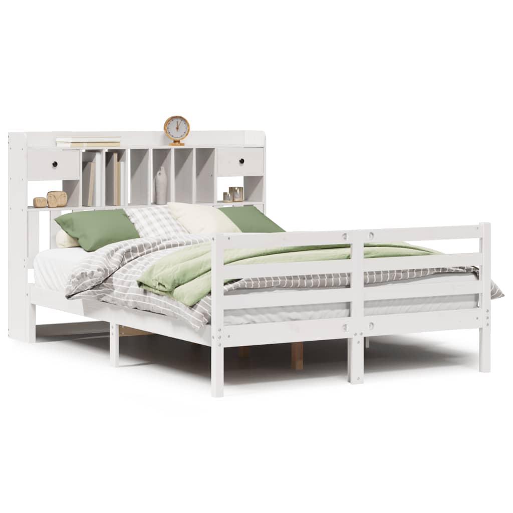 Lit En Bois 140x190 Cm - NEUF - Sans Matelas Ni Sommier - Cadre Seul