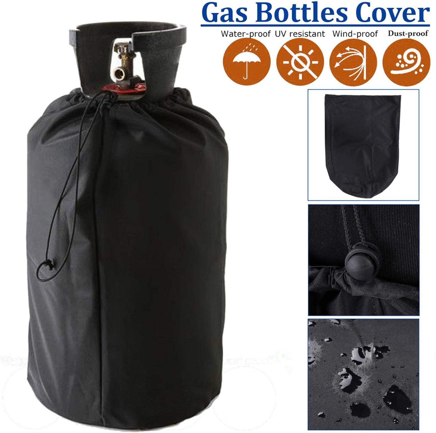 Copertura Per Bombola Gas 15 Kg In Oxford: Antipolvere, Resistente Ai Raggi UV E Perfetta Per Esterno E Cucina