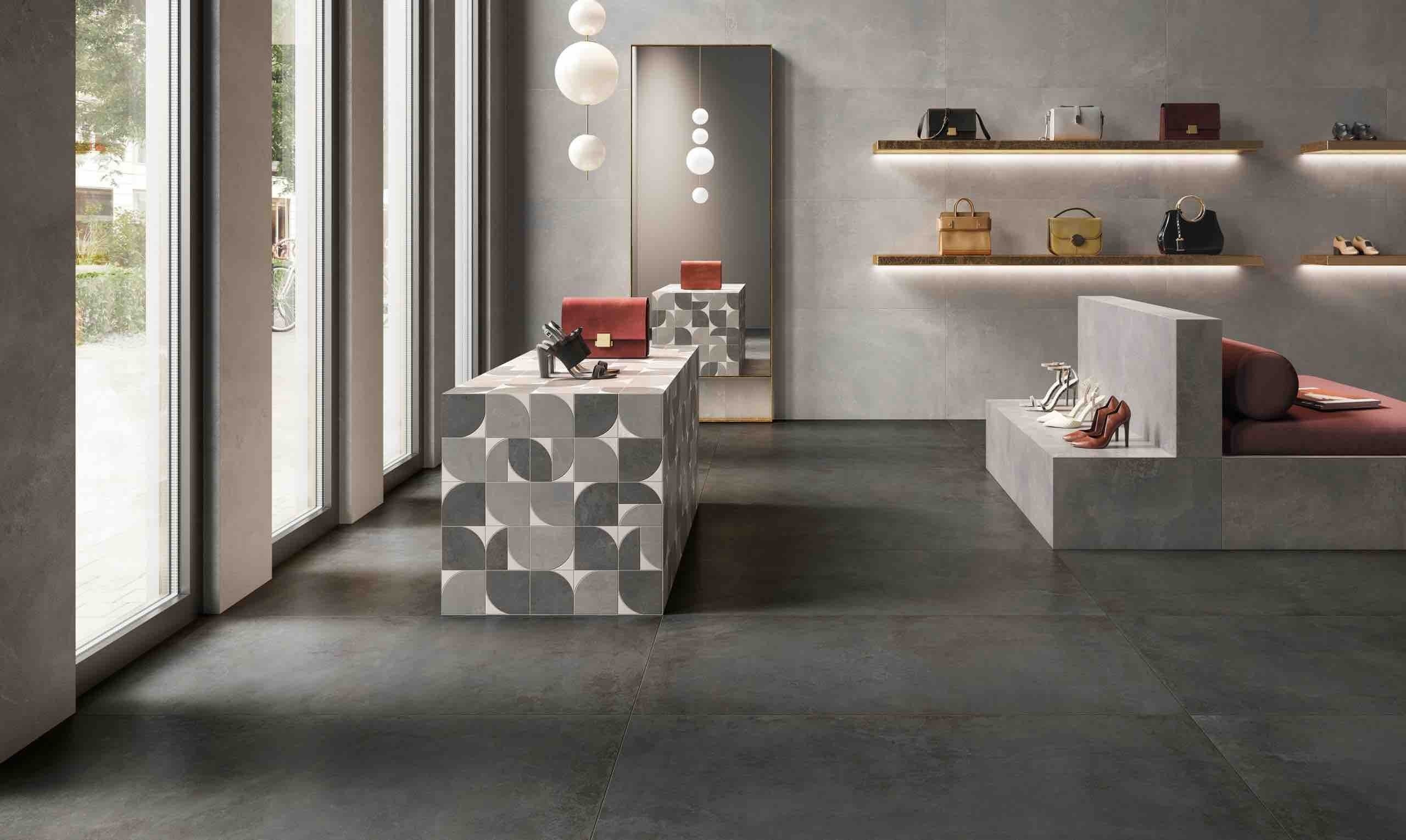 Carrelage Intérieur Effet Métal BLEND 60x120 cm Master | Tecnomat ...