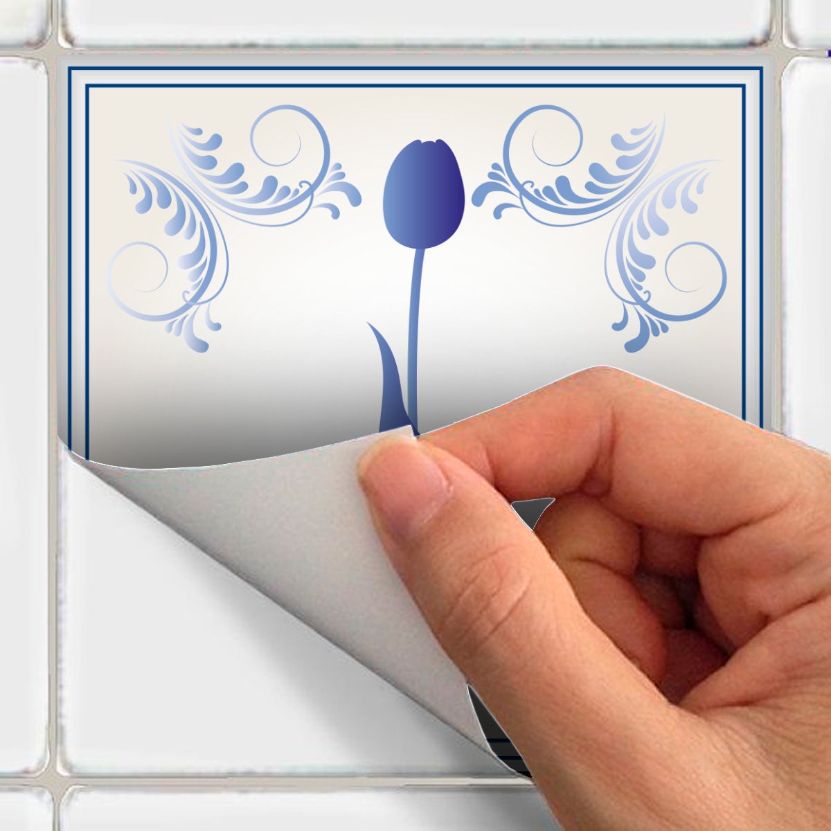 9 adesivo piastrelle delft Westland - Sticker adesivo - adesivi murali - 9stickers20x20cm - 5