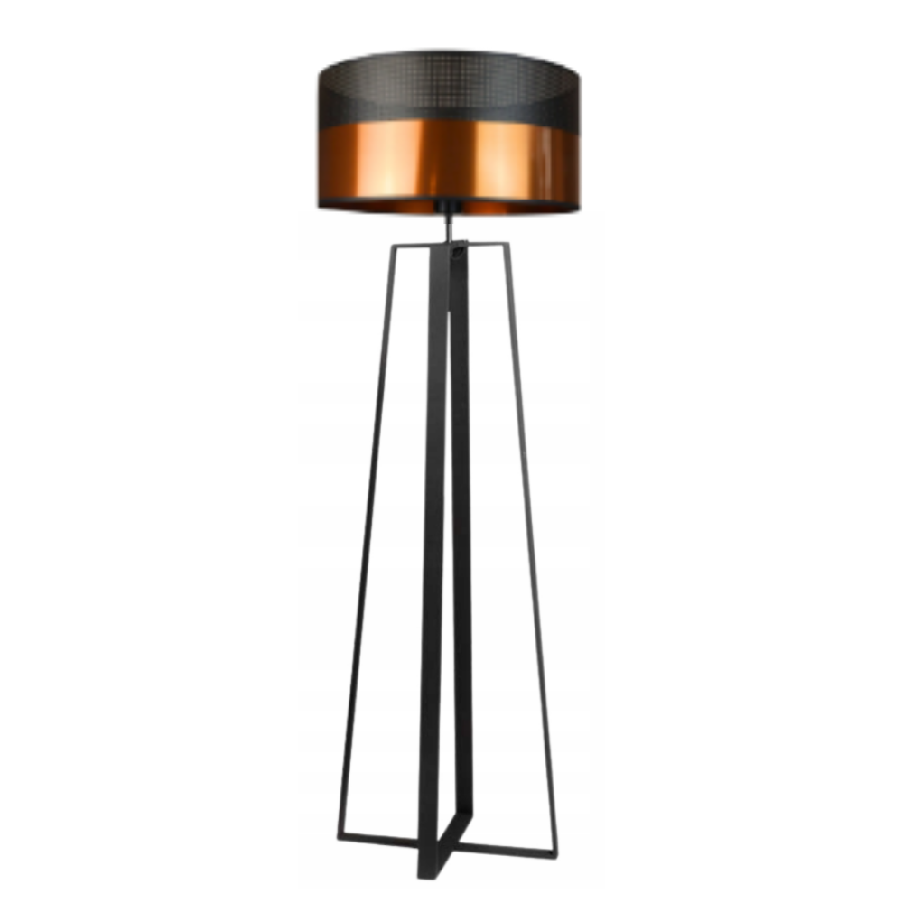 Lampa stojąca podłogowa z abażurem walec WENIS