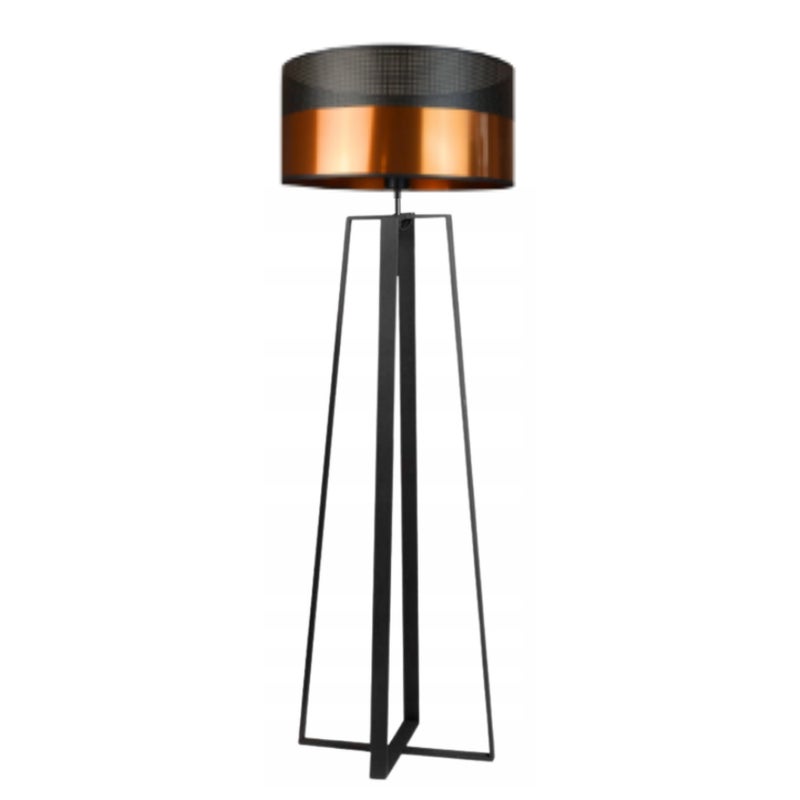 Lampa stojąca podłogowa z abażurem walec WENIS