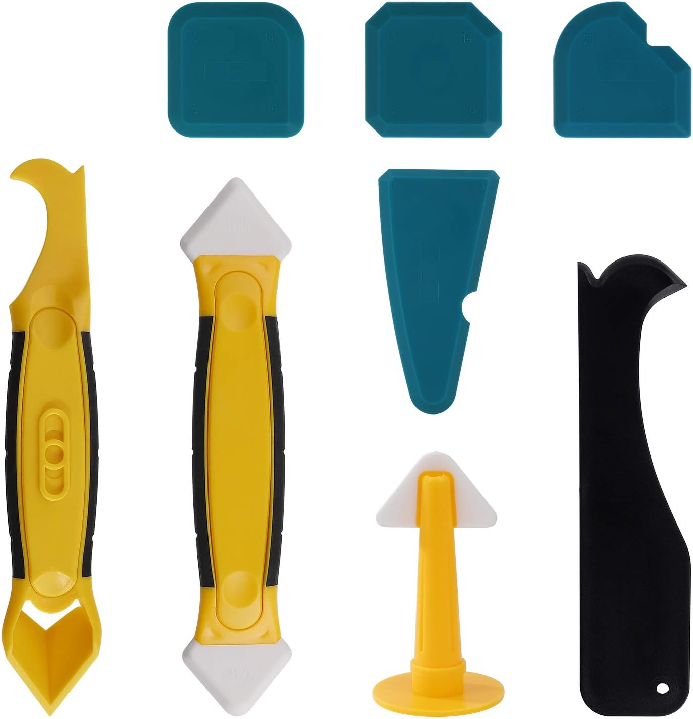 Lot De 4 Grattoirs à Lame En Plastique Et 200 Lamesoutil Pour Enlever