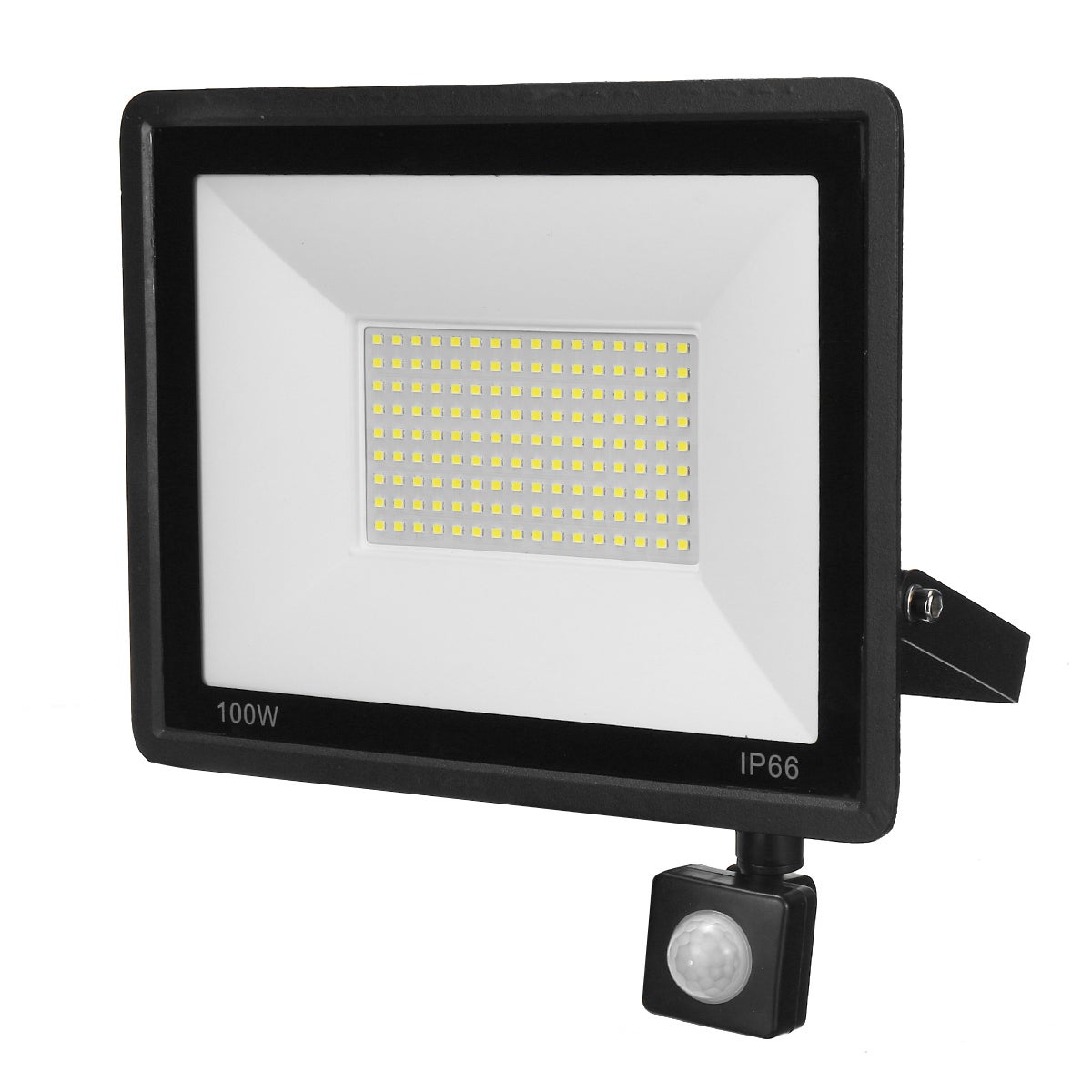 Projecteur détecteur extérieur LED PIR 100W intégrée 2835SMD 120°IP66 — free download