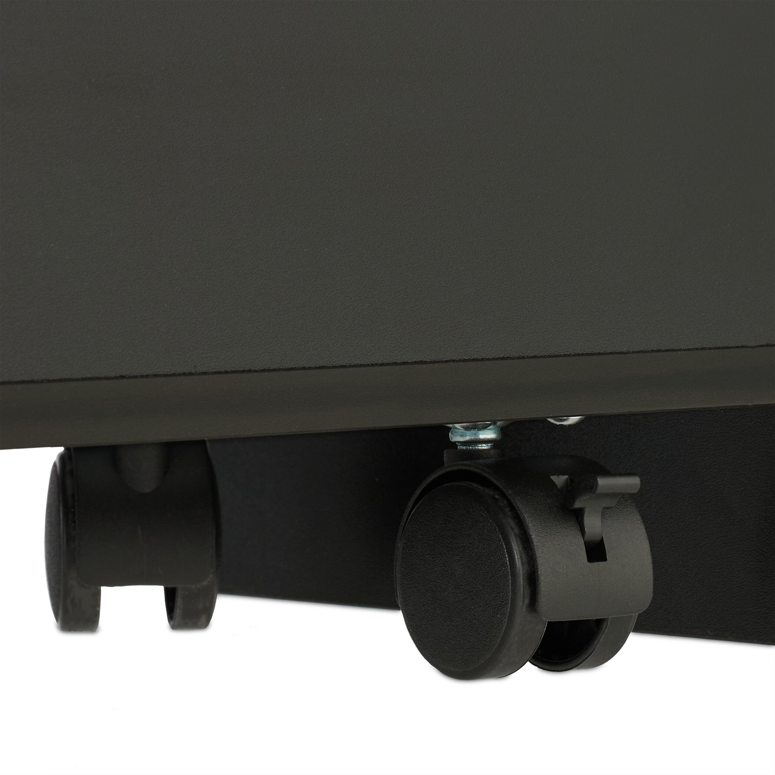 Carrello Stretto Salvaspazio, Carrellino Slim a 3 Ripiani per Cucina e Bagno, HxLxP: 66,5 x 42 x 20 cm, Nero, Relaxdays - 6