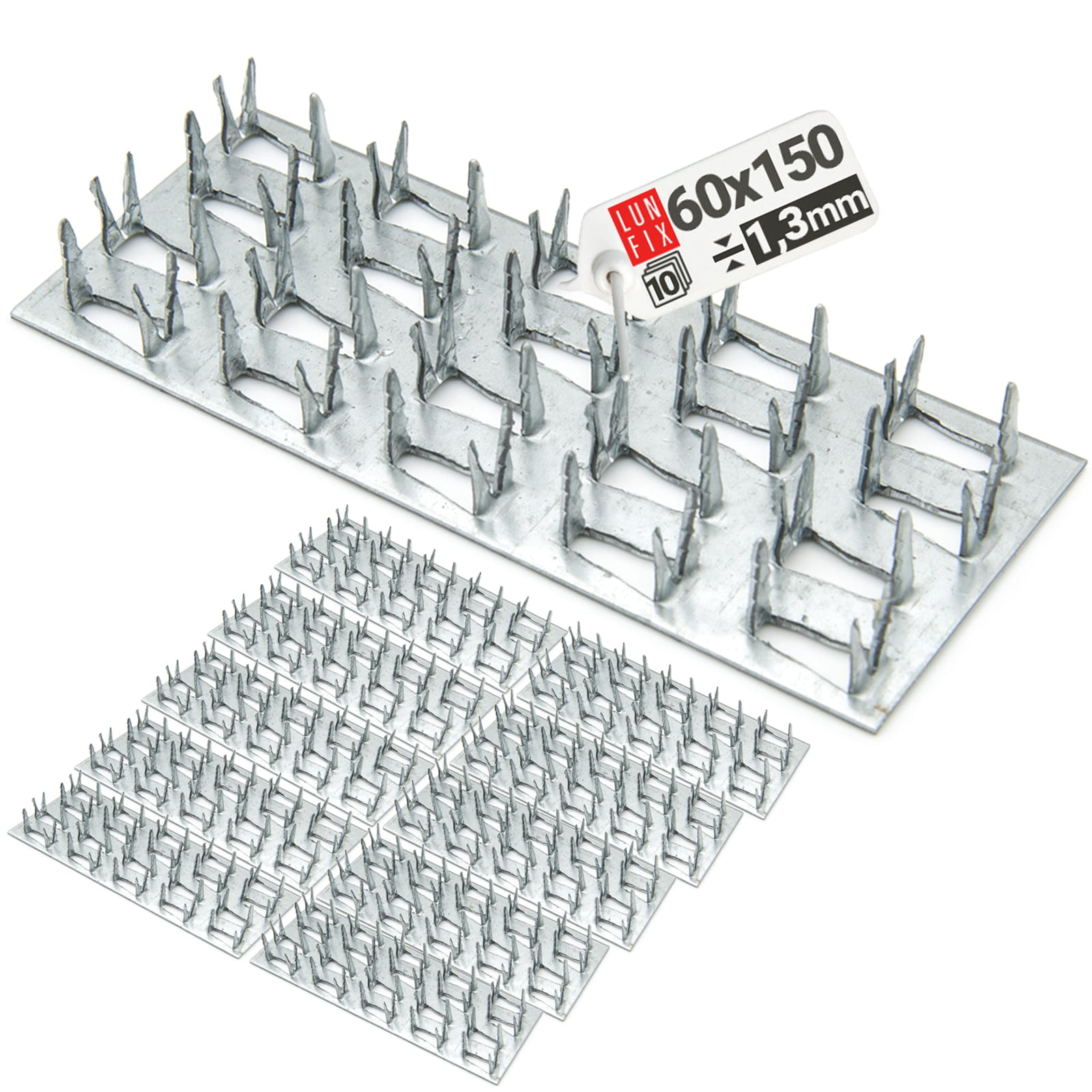 Płytka kolczasta 60x150 mm 10 szt.