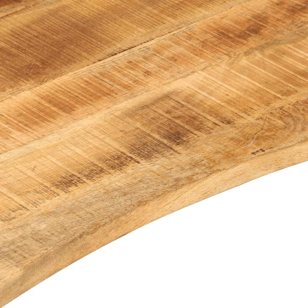 Maison Exclusive - Dessus de bureau avec courbe 110x50x2,5 cm manguier massif brut - 7