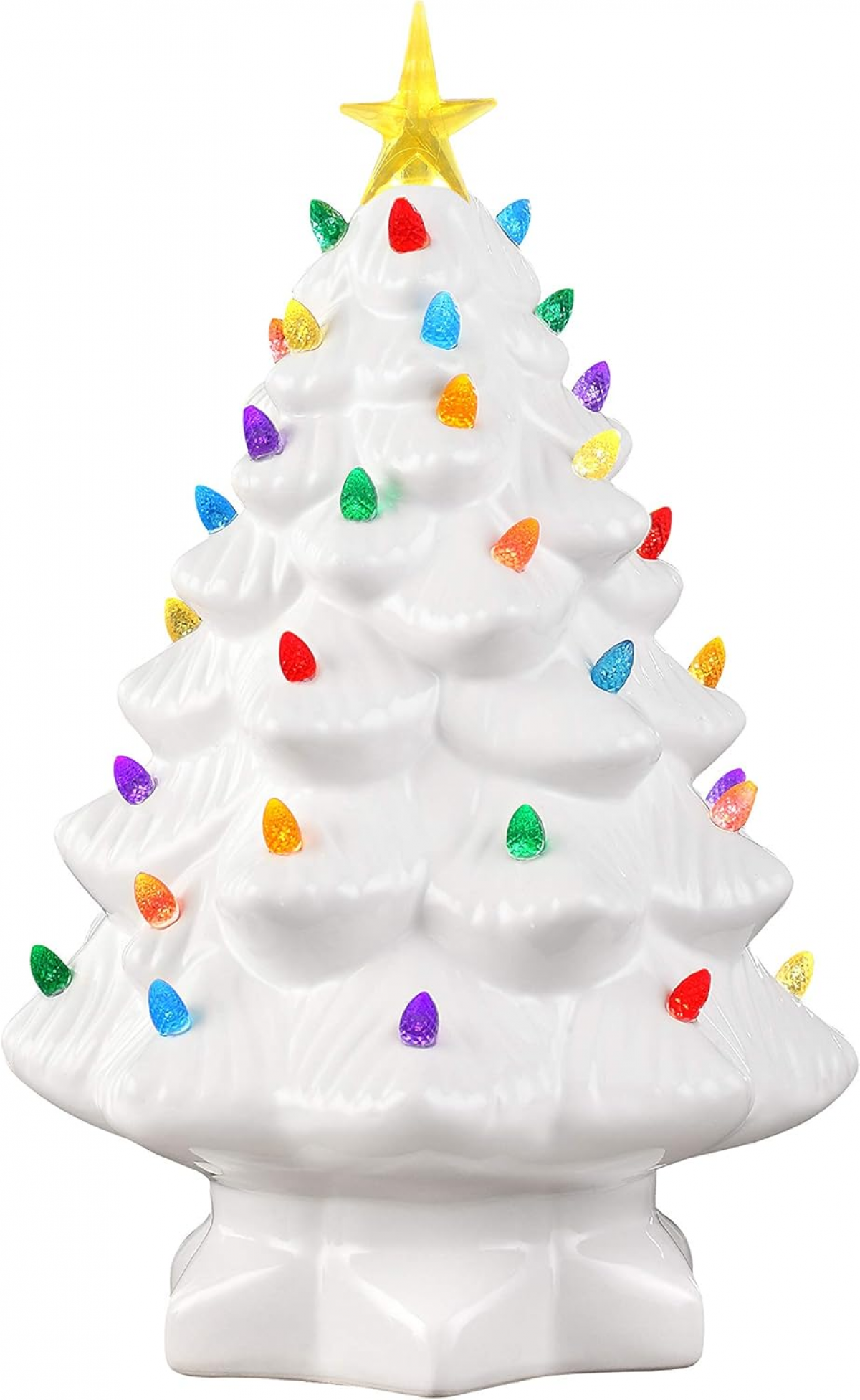 Sapin de Noël LED au design moderne 30 x 12 x 12 cm - Décoration intérieure/extérieure, cadeau de Noël - 6