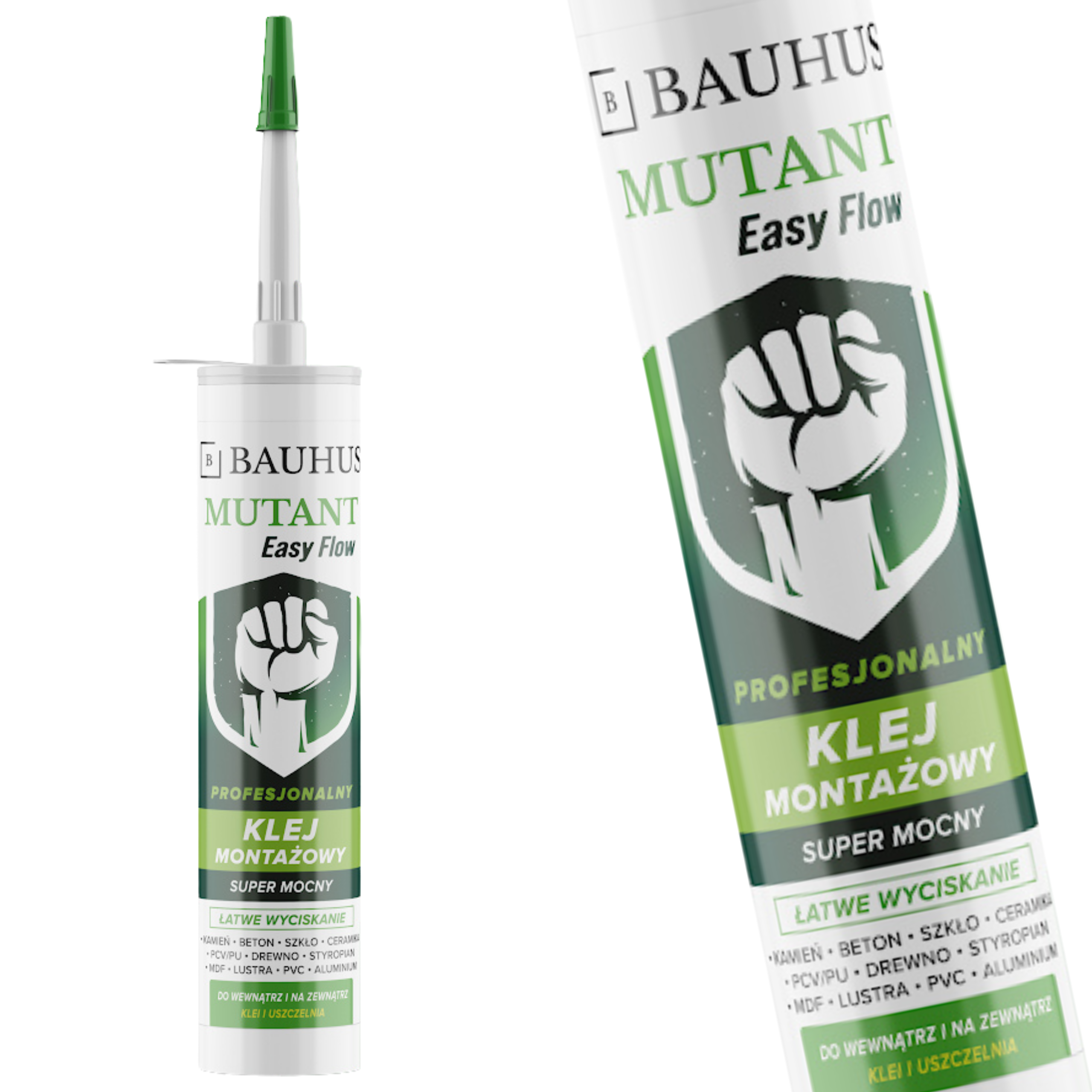 Hybrydowy klej montażowy Bauhus Easy Flow 290 ml