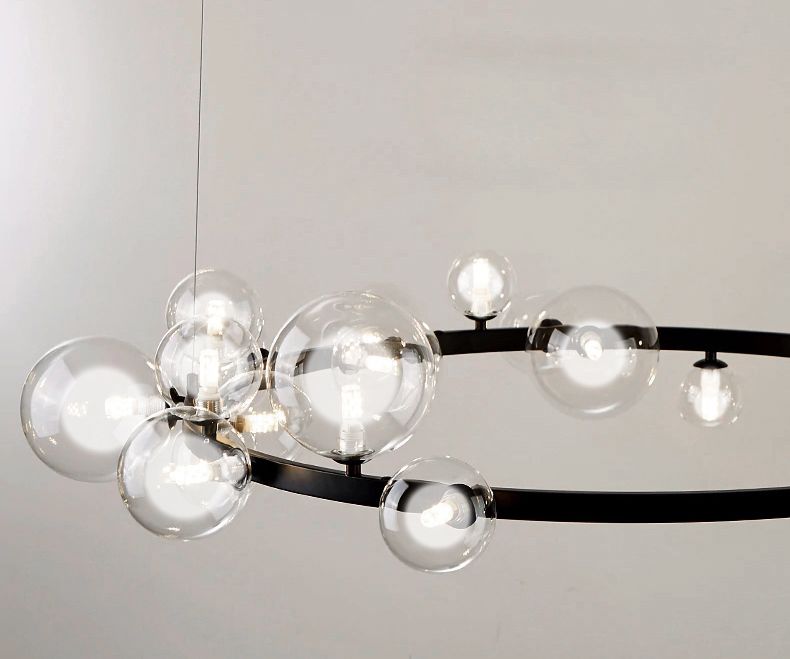 Lampa Sufitowa Wisząca Toolight App906-15Cp Czarny