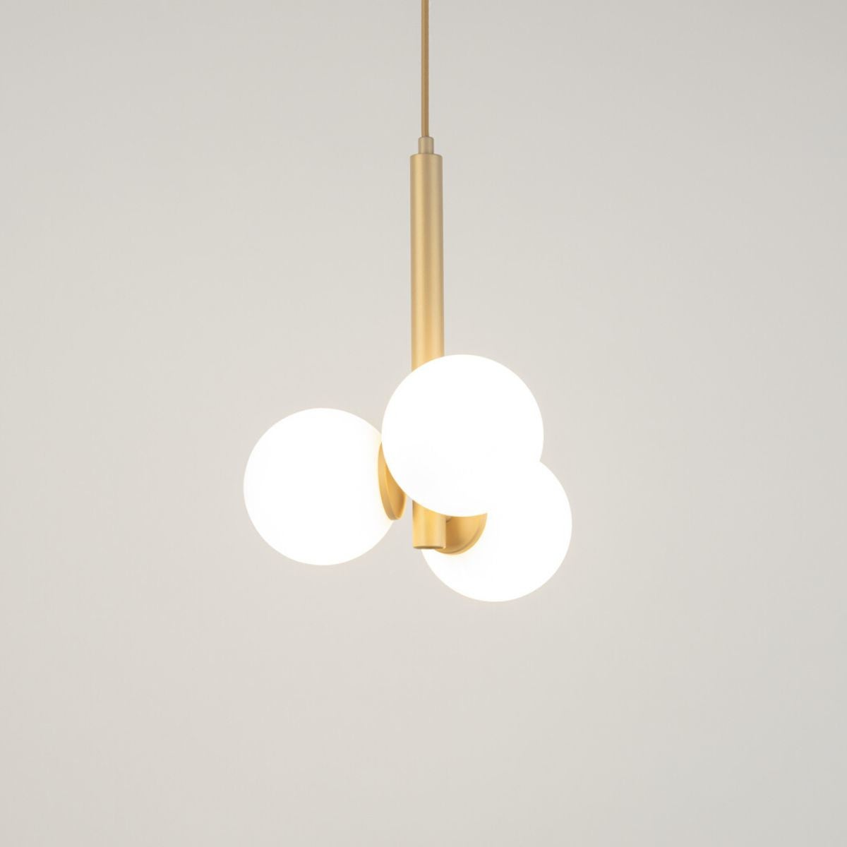 Lampa wisząca Perla złoto-biała 3xG9x12W dekoracyjna wym: 100 x 27 x 12 cm metal SIGMA - 3