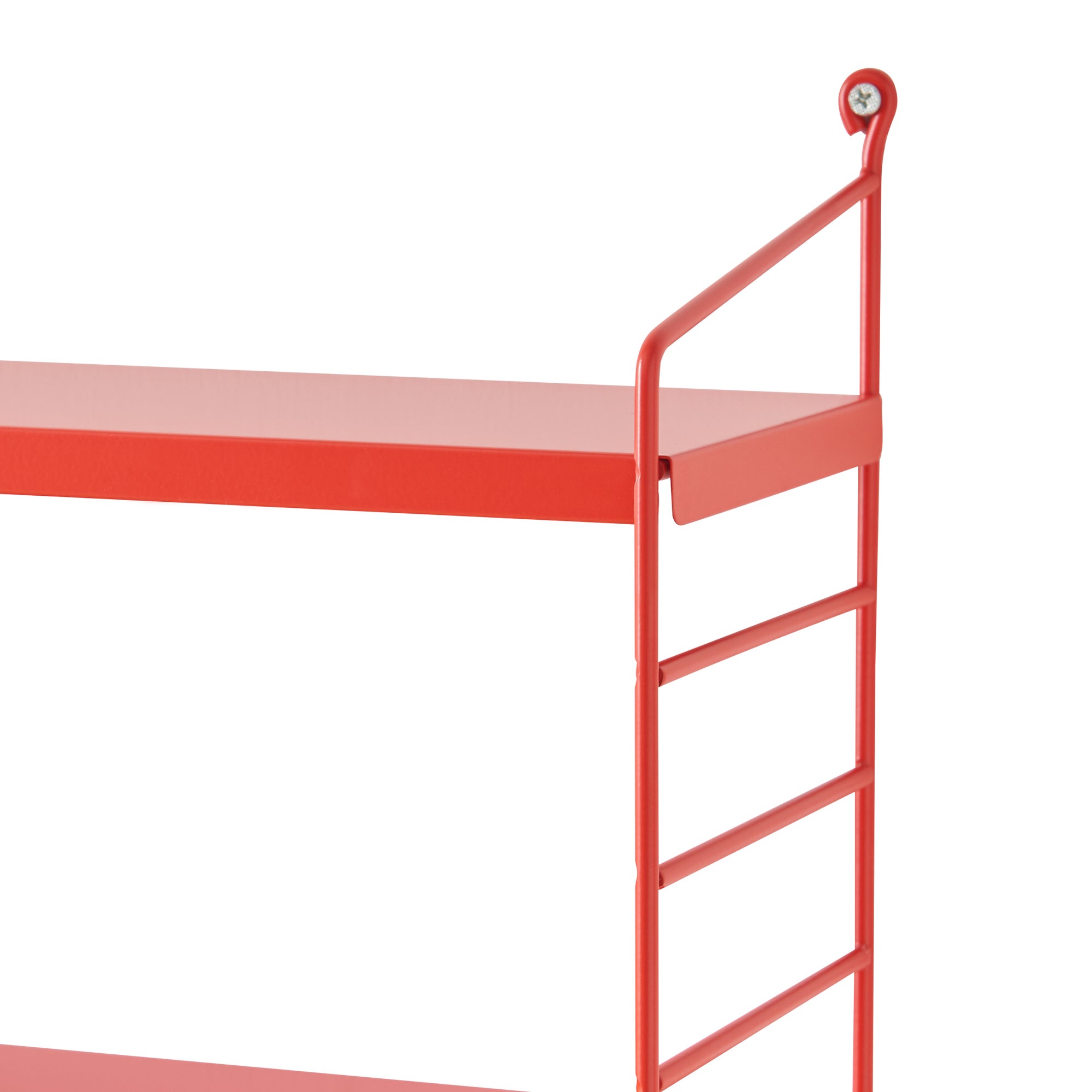 Étagère murale Strängnäs à 3 niveaux modulables 50 x 60 x 15 cm rouge [en.casa] - 6
