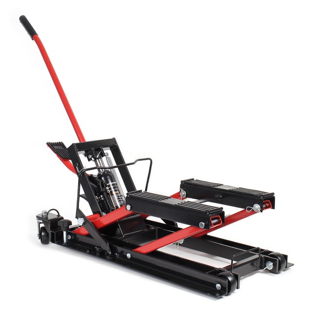 Wiltec Sollevatore quad motocicli idraulico, 680kg Cric Carrello Martinetto