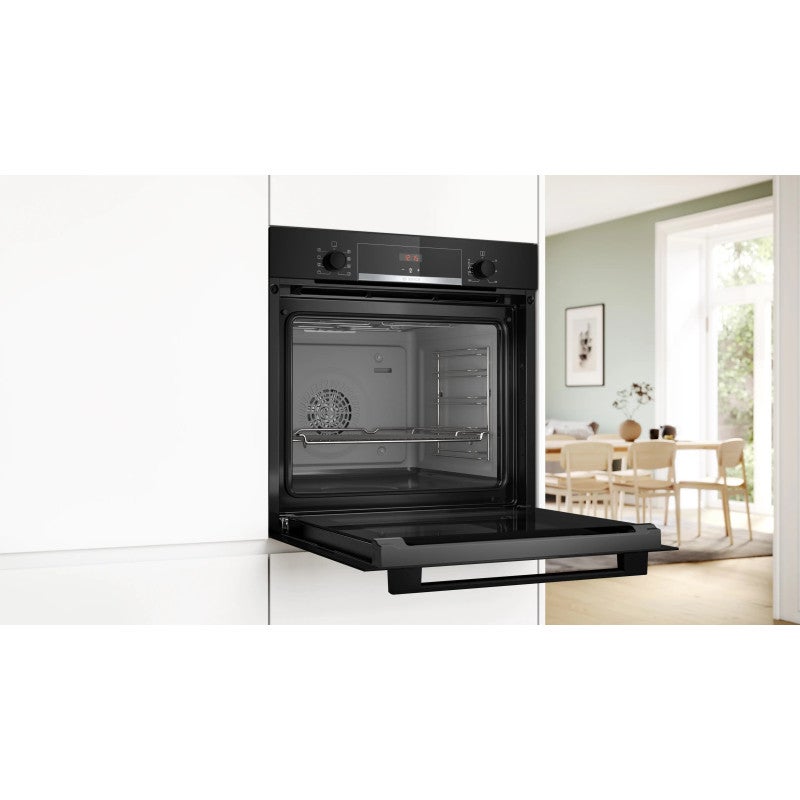 Four Encastrable 71L BOSCH Série 4 Nettoyage EcoClean 60x60cm Noir - HBA553BA3F - 2