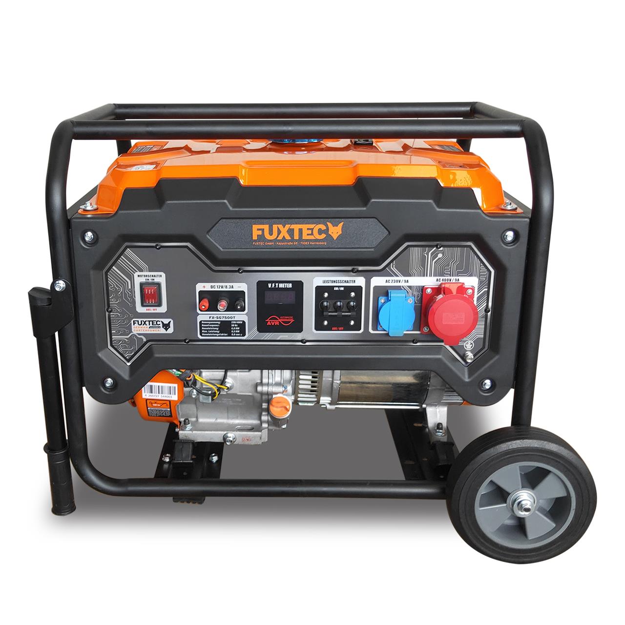 Generator benzynowy FUXTEC FX-SG7500T, 6,5kW, 230V i 400V