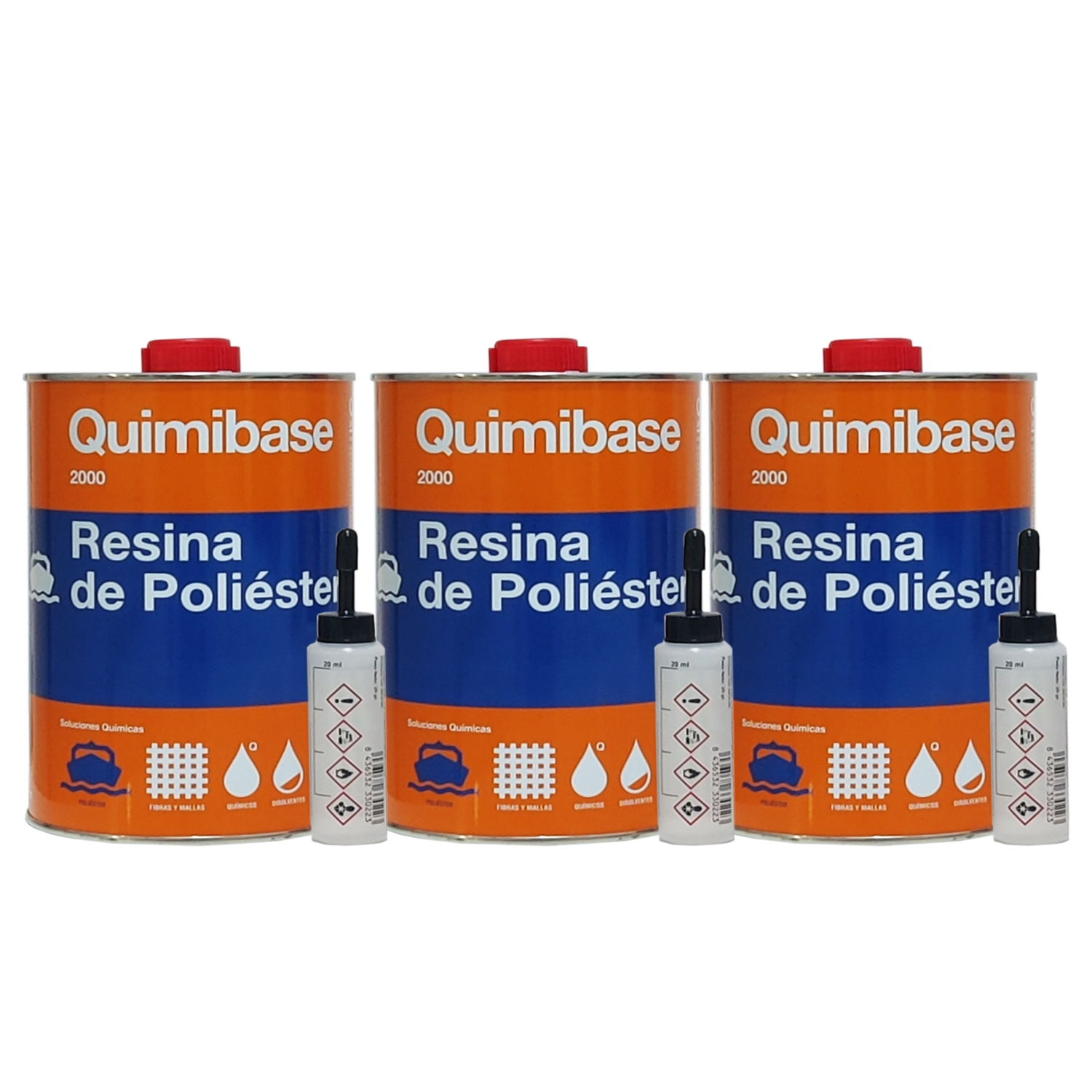 Kit 3 Pièces Resine Polyester + Catalyseur 1Kg | Leroy Merlin