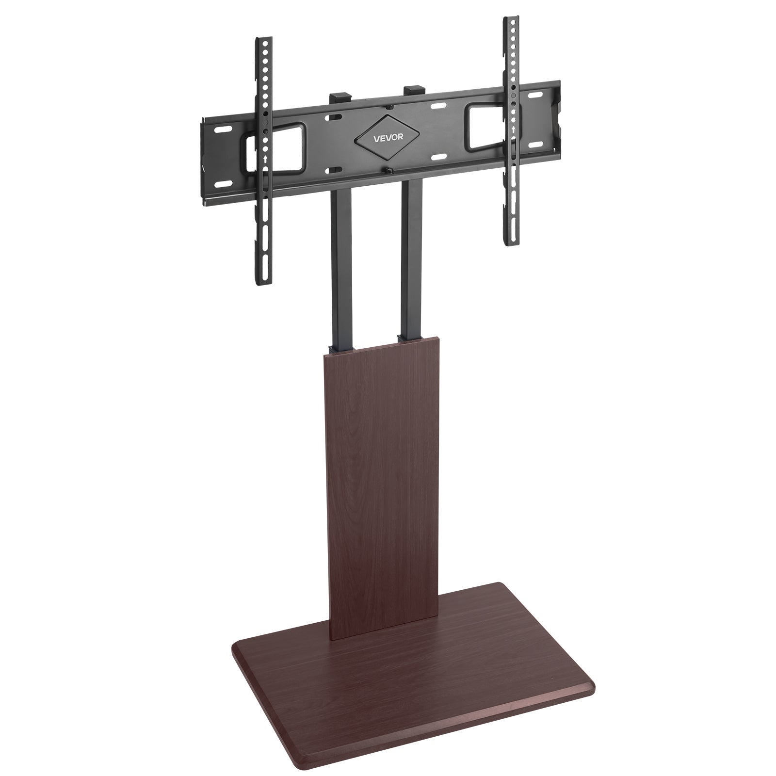 Support TV mobile universel,pour écrans VEVOR 32 à 70 pouces,avec multiprise,pivotant hauteur réglable,jusqu'à 45 kg,pour salon,chambre,bureau - 9