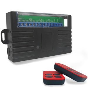 Kit Telecomando Neco Mk1 Per Tapparelle E Porte Garage, Ricevitore + 2 Telecomandi