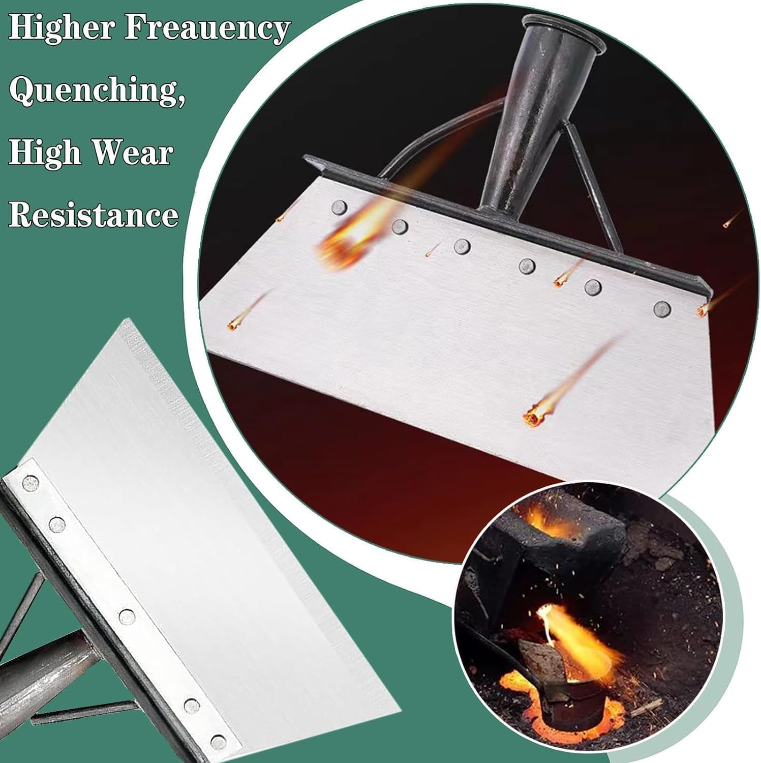 Pelle de Nettoyage multifonctionnelle, Pelle de Nettoyage Multifonction en Acier Inoxydable, grattoir de Jardin pour Mauvaises Herbes et Mousse - 3