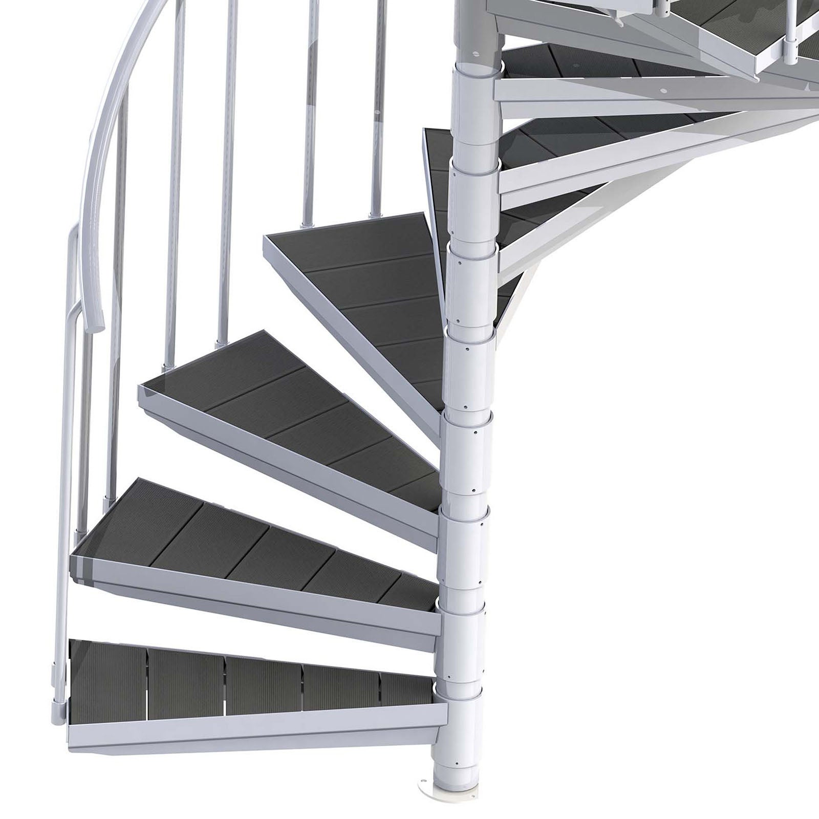 Escalier extérieur / Escalier en colimaçon Ø 130 cm Hauteurs 468485 — free download