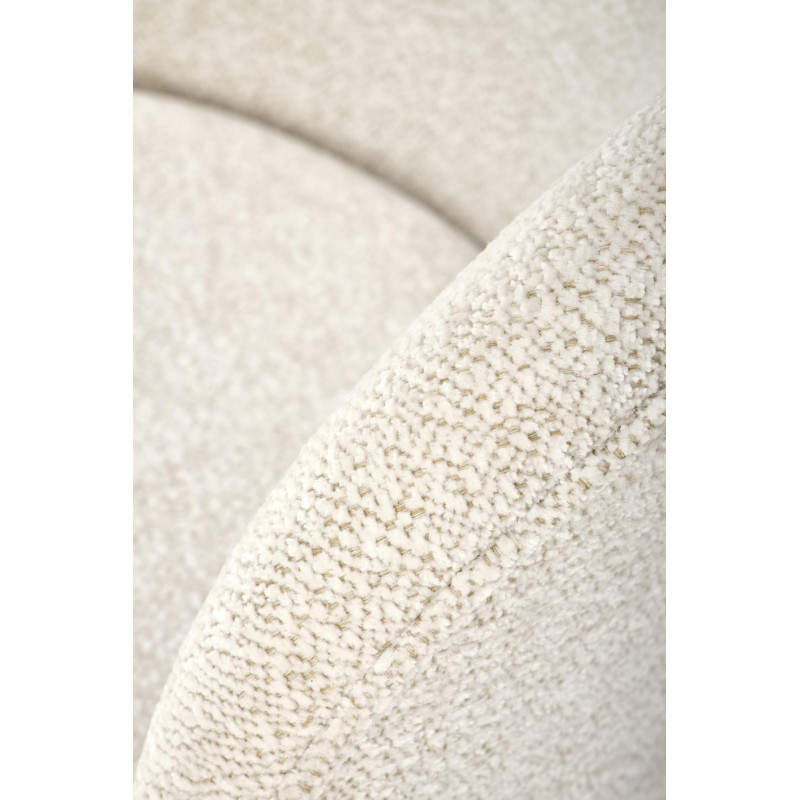 Chaise de bar design couleur crème avec structure en métal doré Rodéo - 8