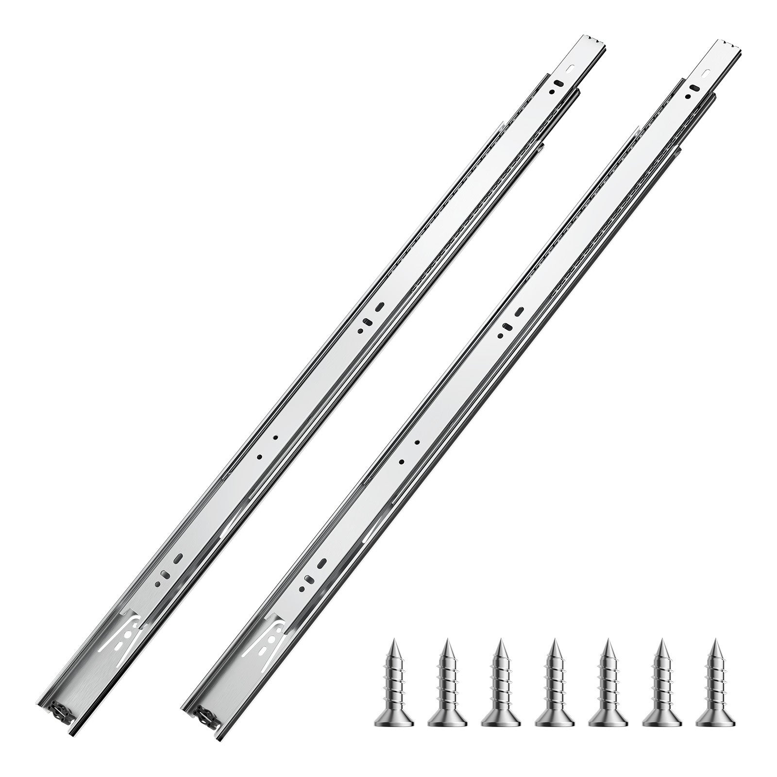 Prowadnice szuflad montowane z boku 600mm 10 par 45kg VEVOR